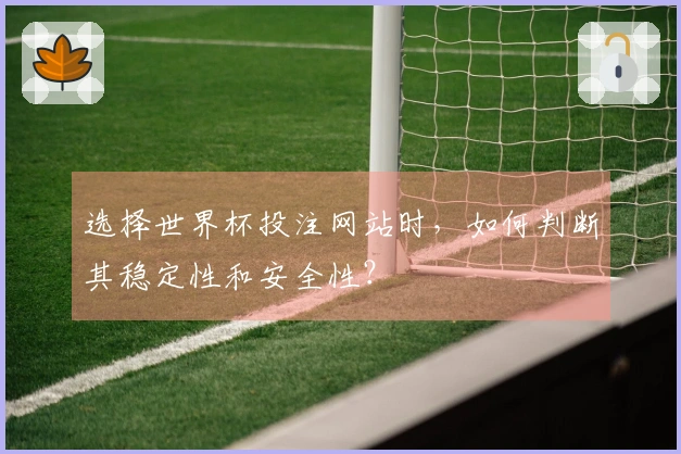 选择世界杯投注网站时，如何判断其稳定性和安全性？